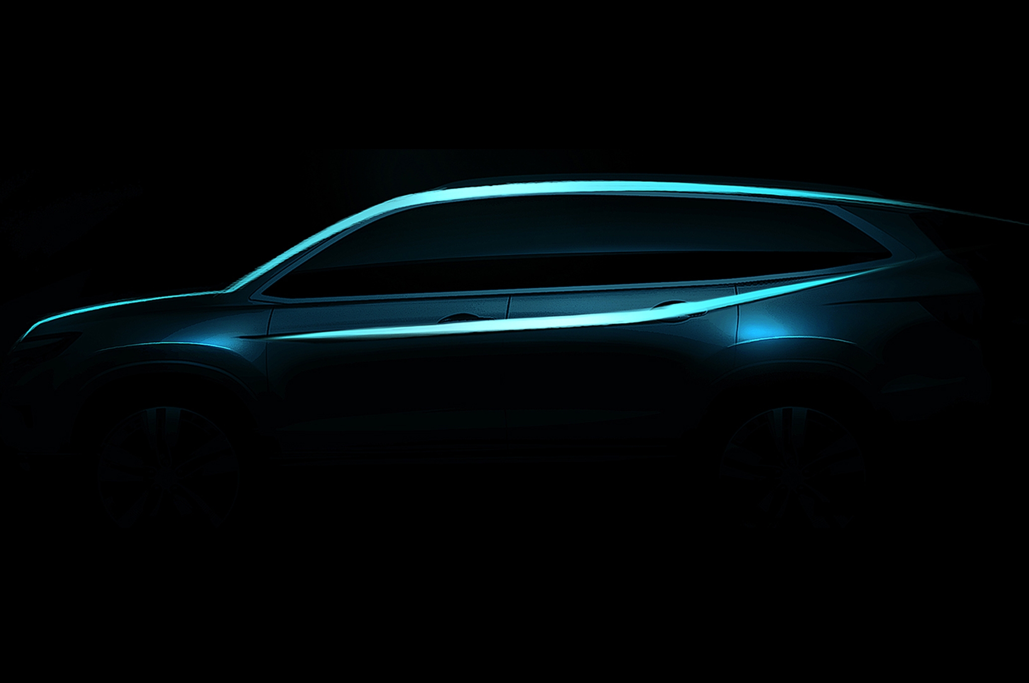 Teaser ufficiale Suv Honda Pilot