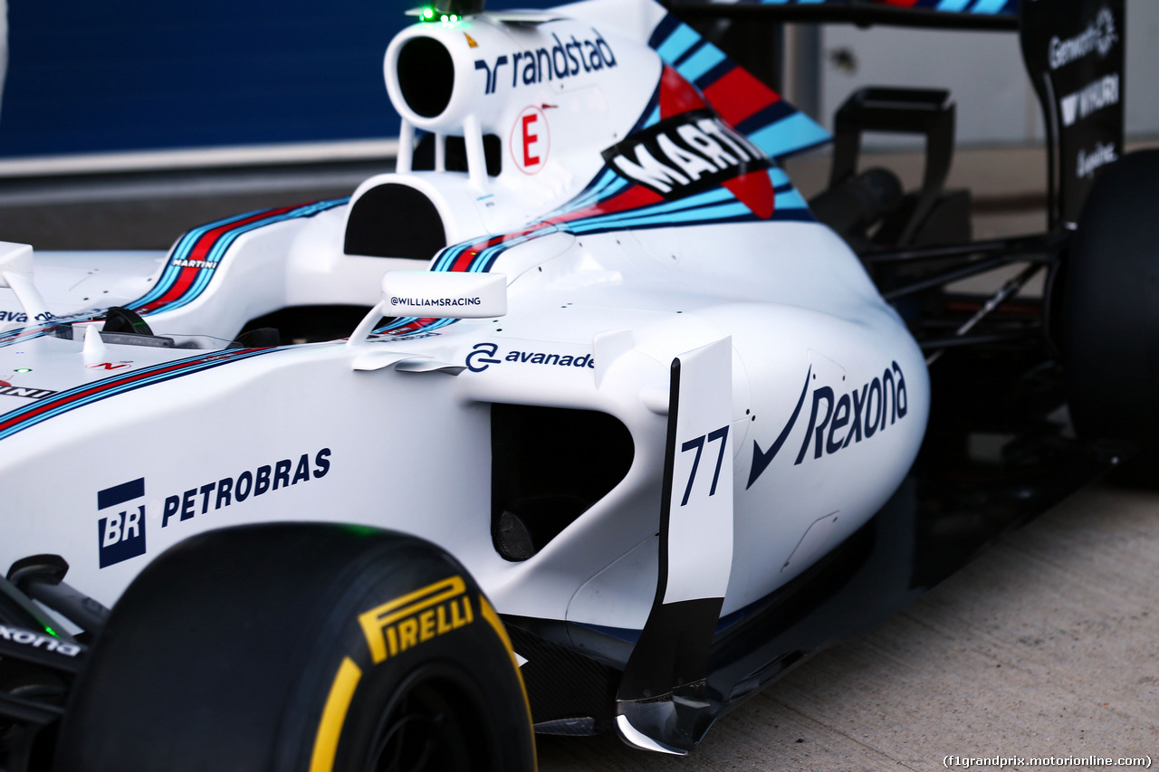 Prima foto Williams FW37 Formula 1 2015