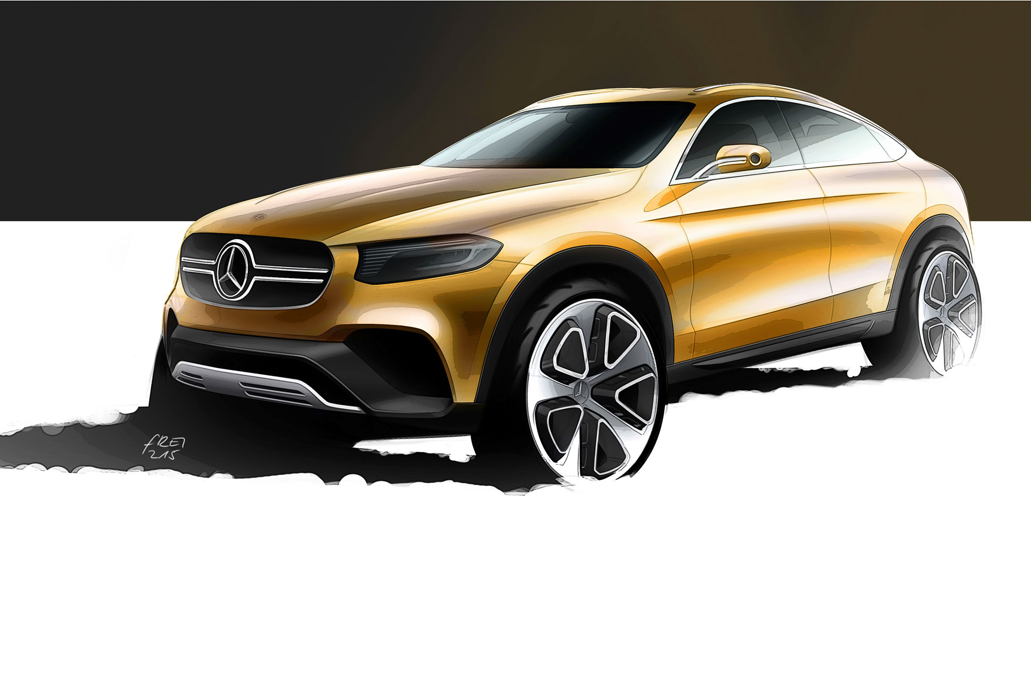 Mercedes GLC Coupé 2016, caratteristiche design