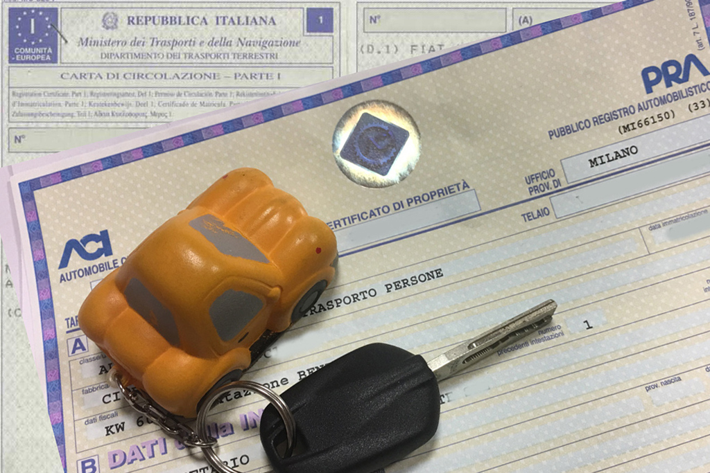 foglio unico auto