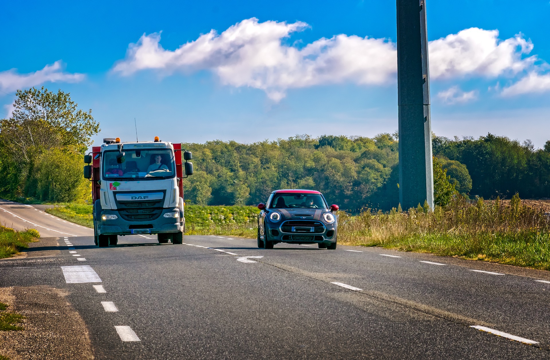 Sorpasso in autostrada