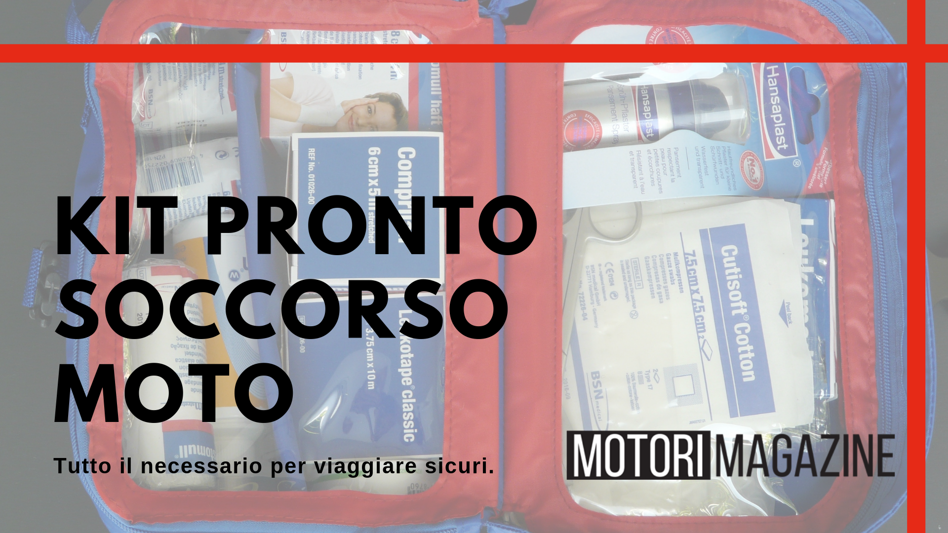 Kit pronto soccorso moto