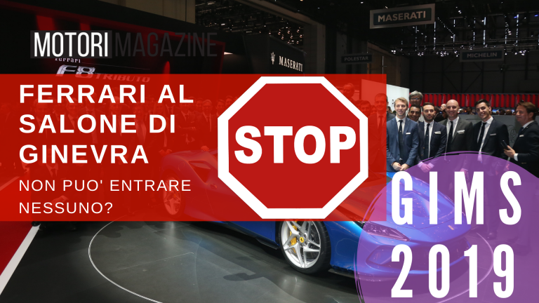 ferrari al salone di ginevra