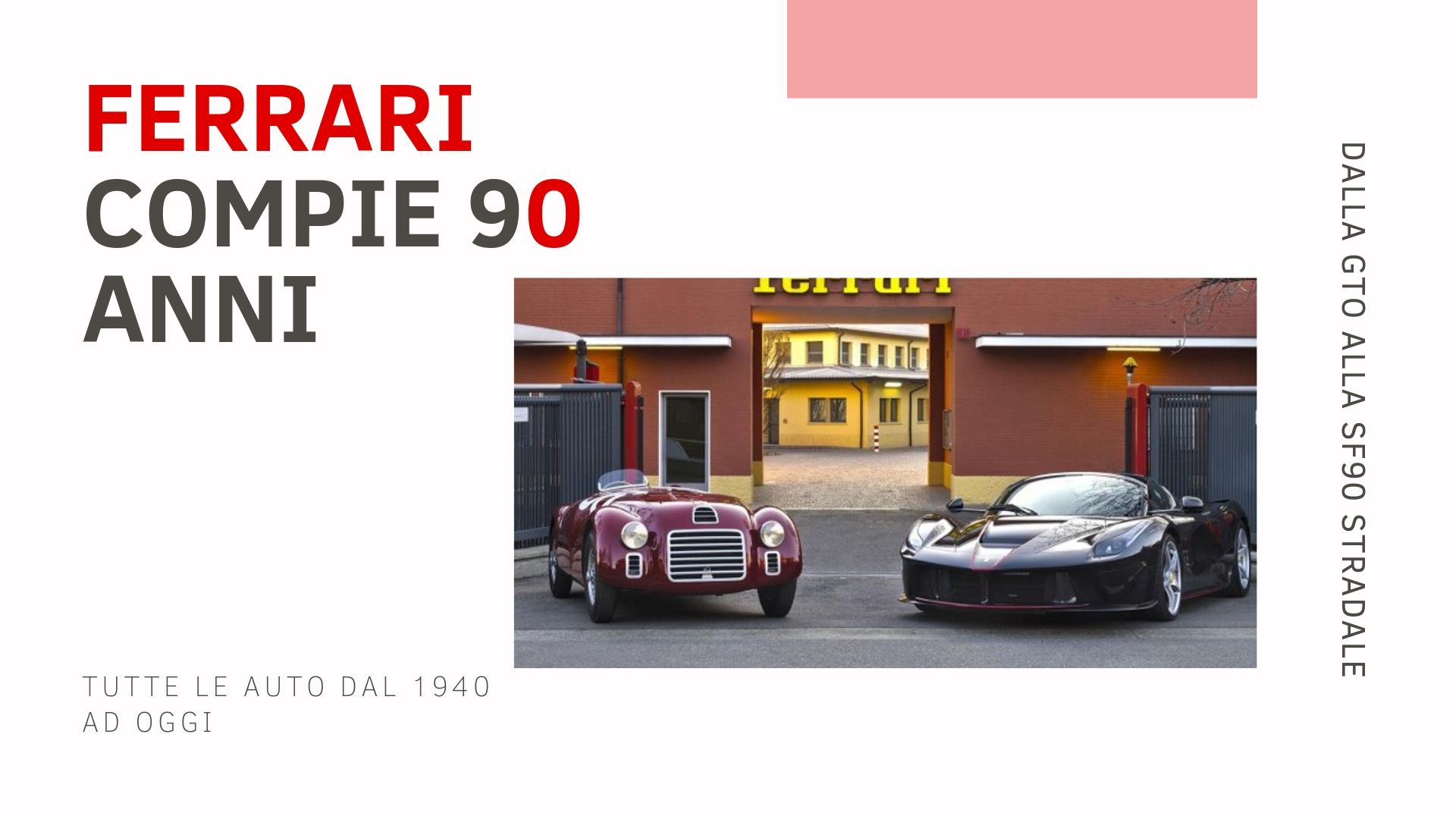 Ferrari compie 90 anni
