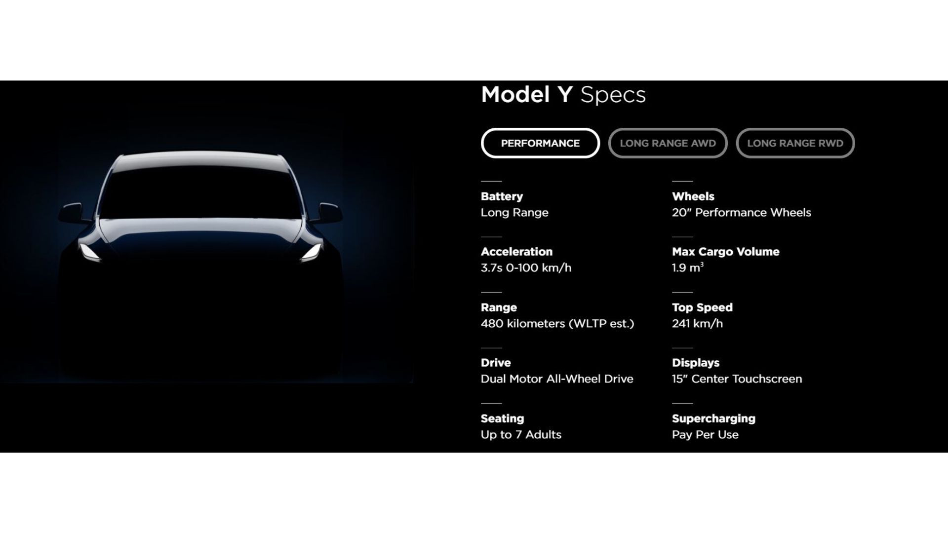 tesla model y prezzo e scheda tecnica