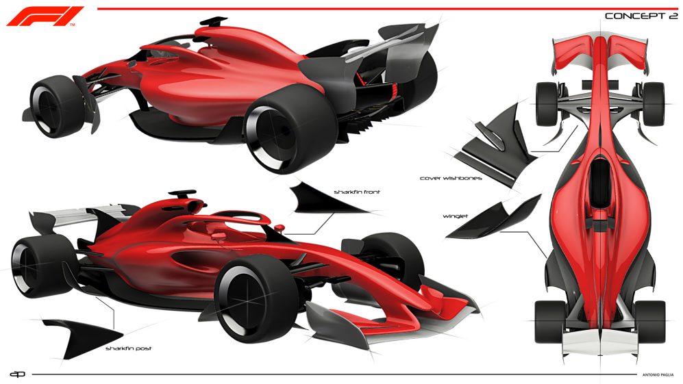 F1 2020 Ferrari concept