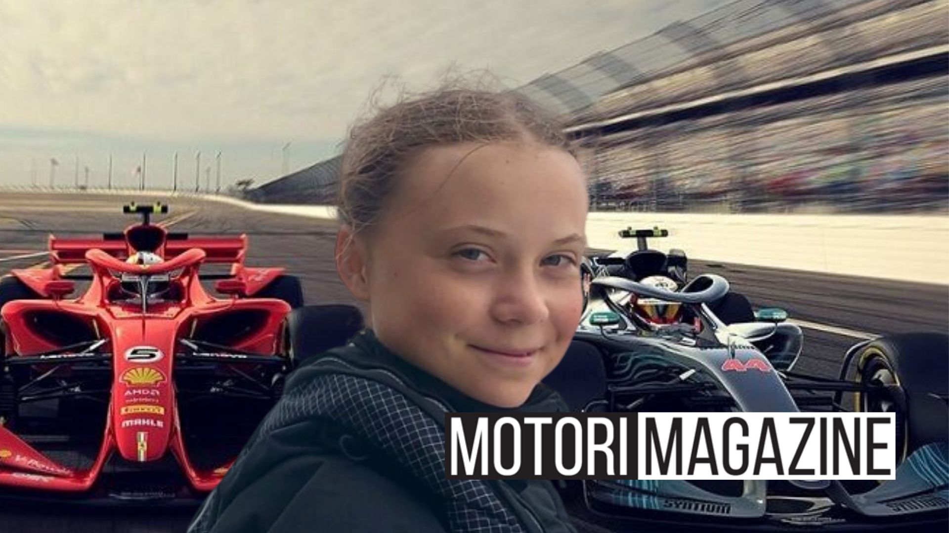 greta thunberg f1