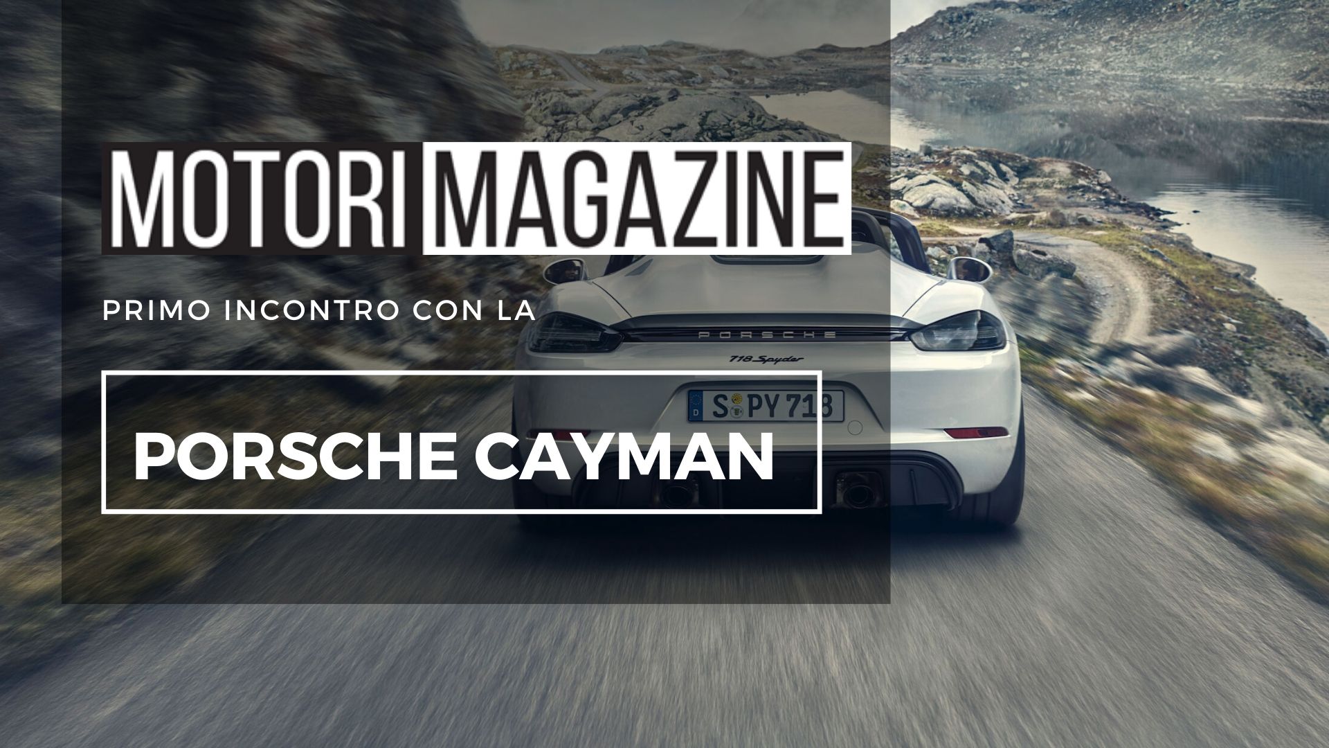 nuova porsche cayman