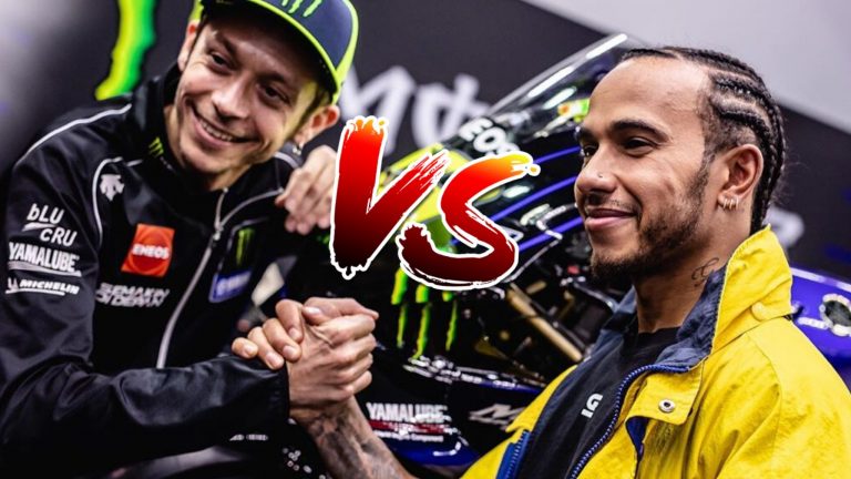 Valentino Rossi VS Lewis Hamilton