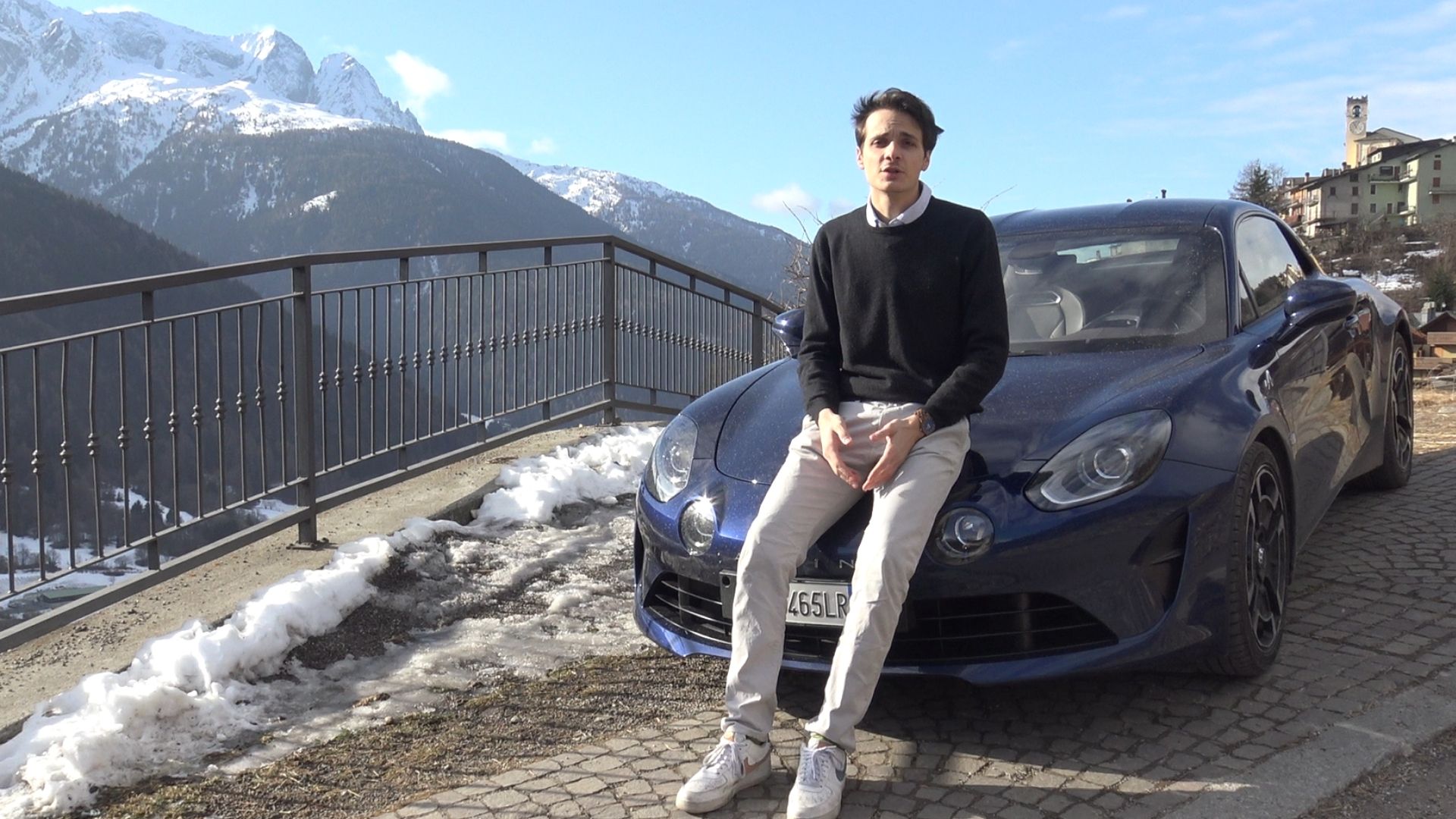 alpine a110 prova su strada