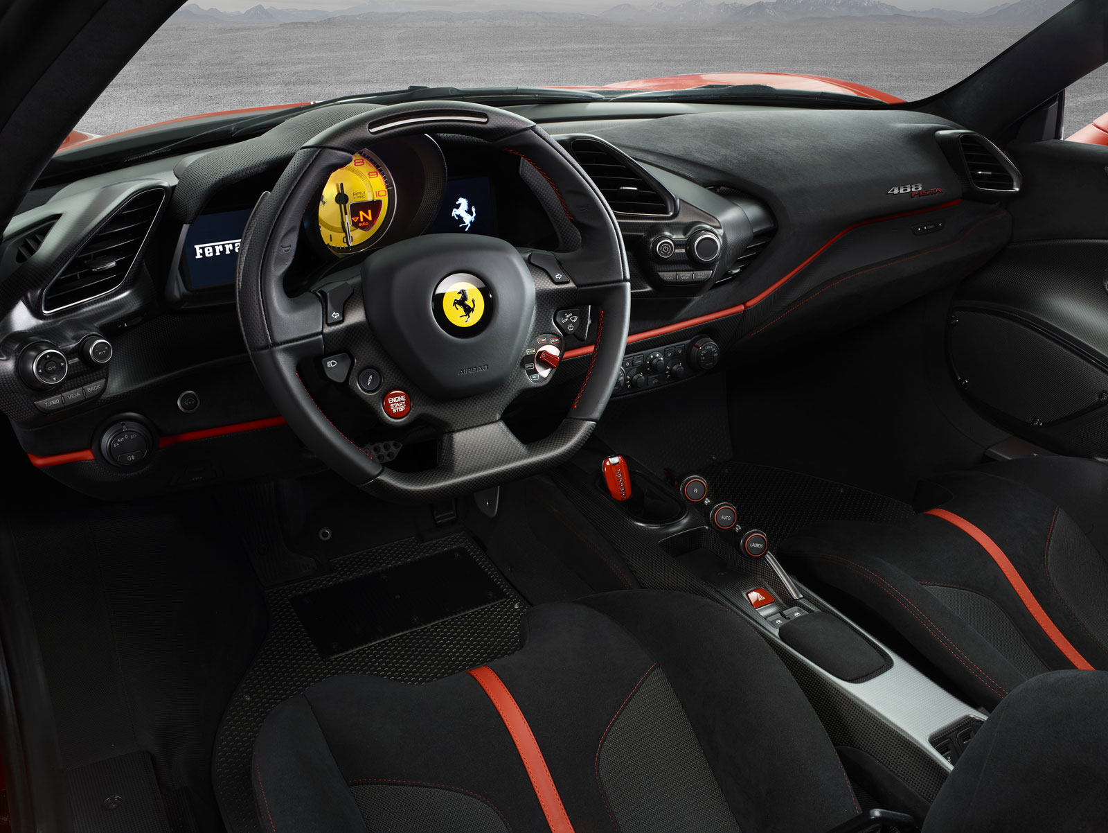 Ferrari 488 pista interni