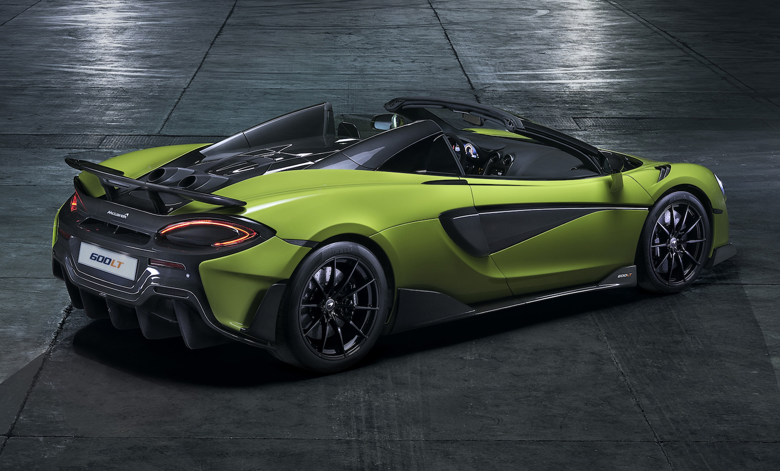 McLaren 600LT Spider motore