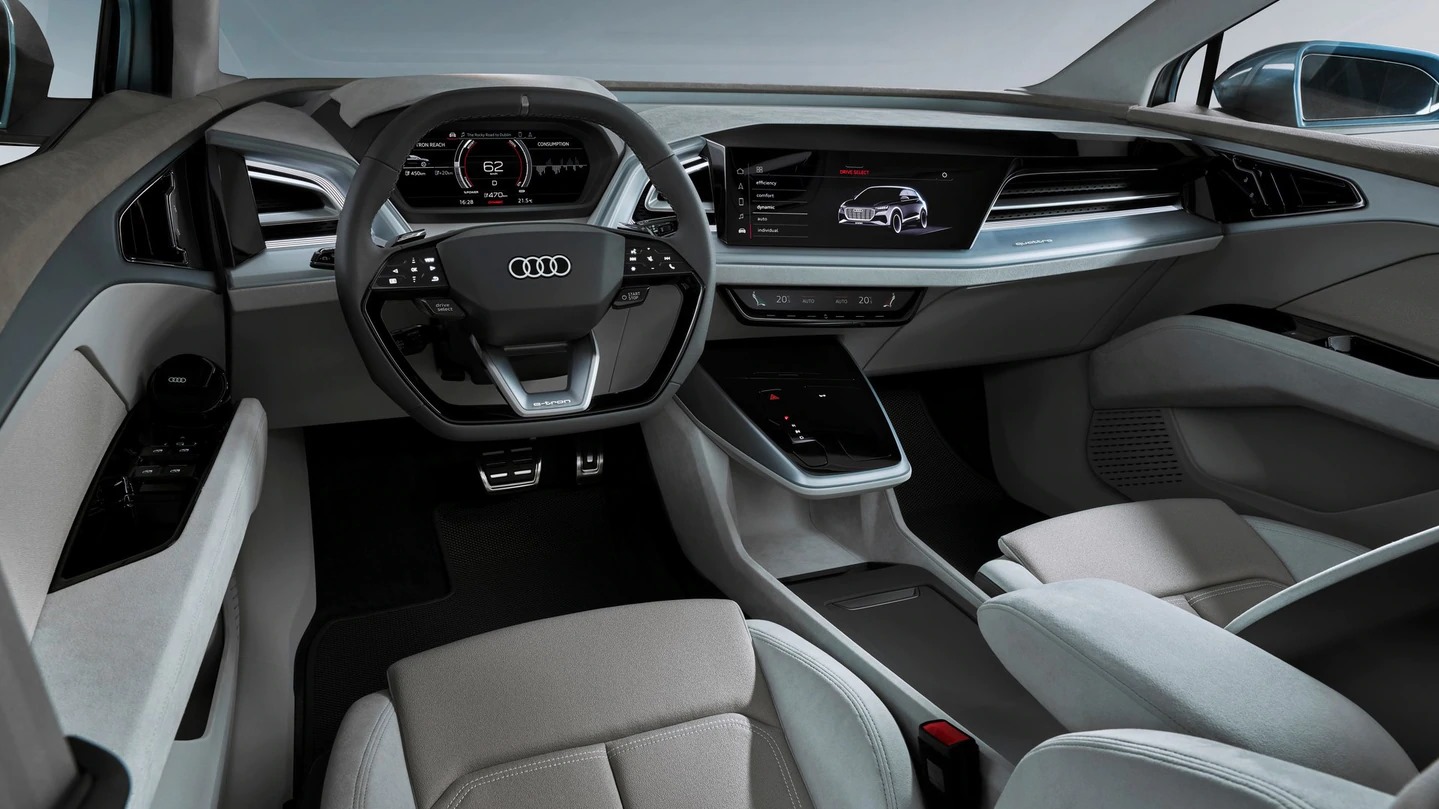 Audi Q4 sportback e-tron interni