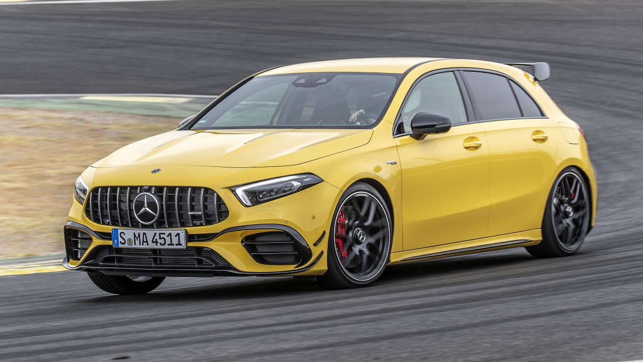 Mercedes AMG A45 S video test drive