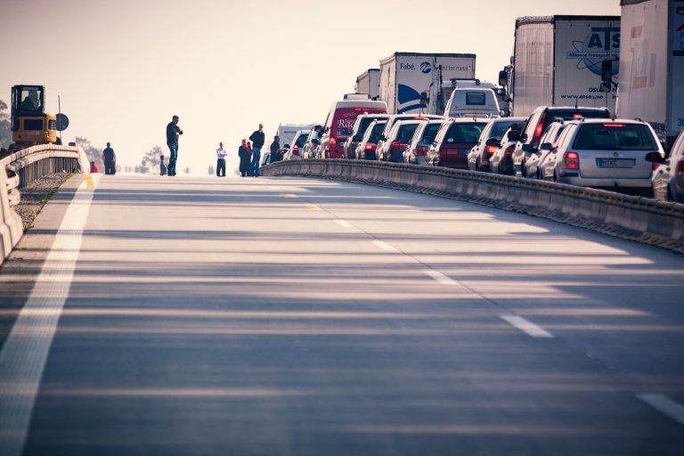 auto in panne autostrada