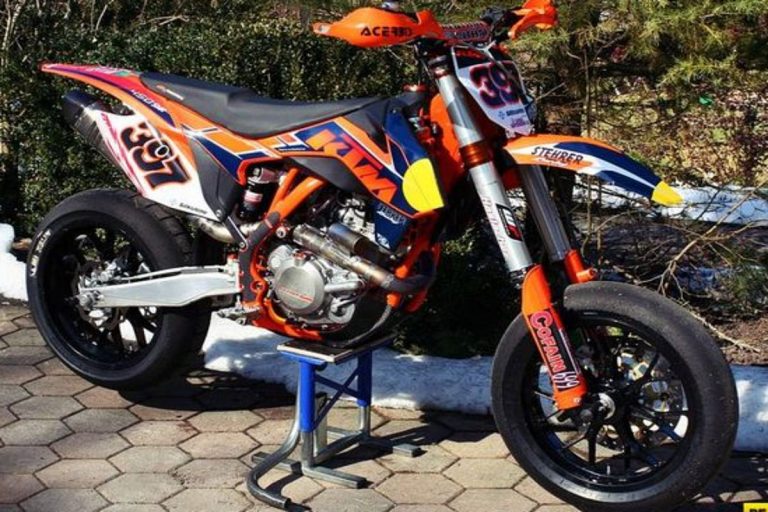 Una foto del KTM SMR 450