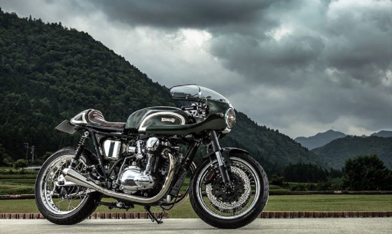 Double Take - Berry Bads Kawasaki W650 _ Return of the Cafe Racers