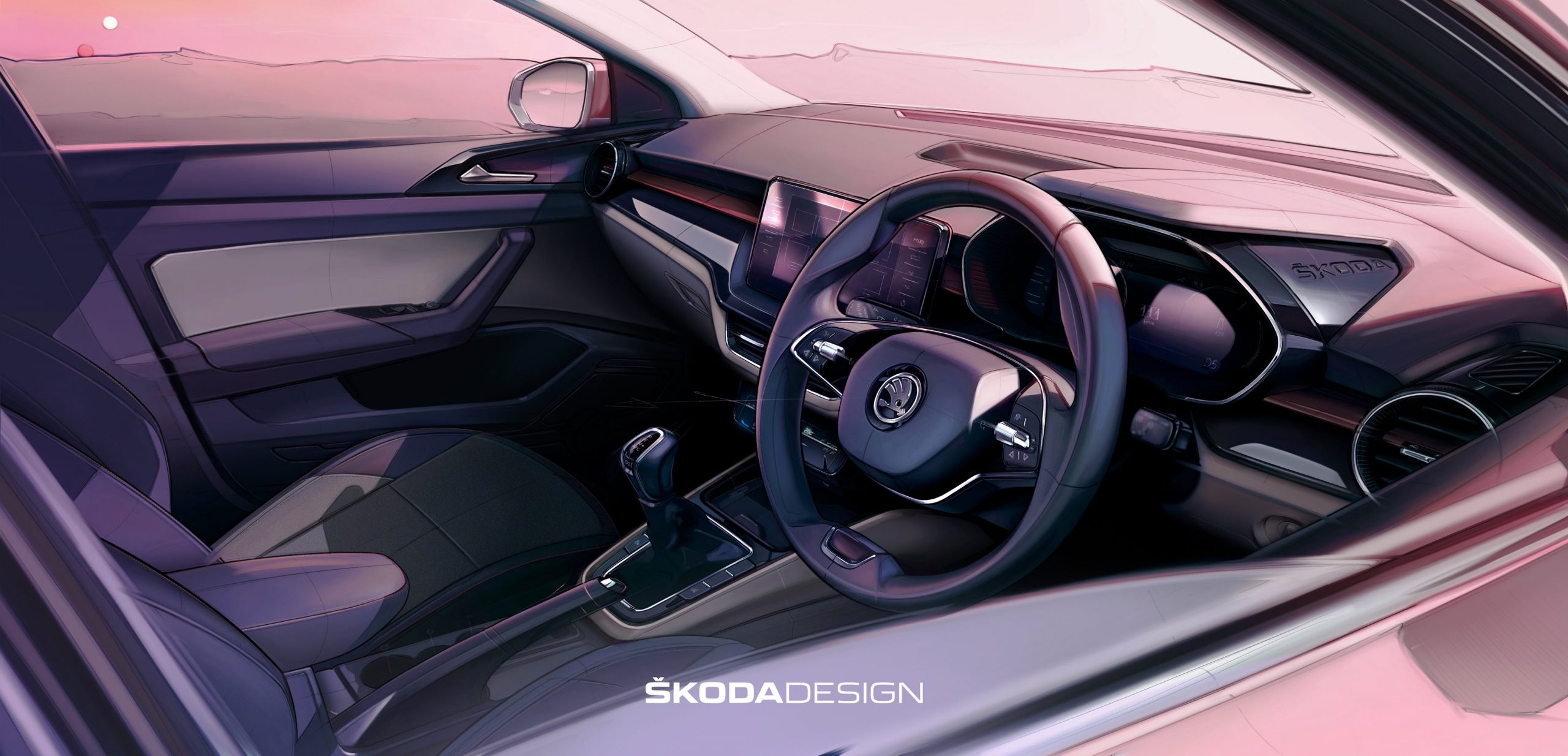 skoda slavia design