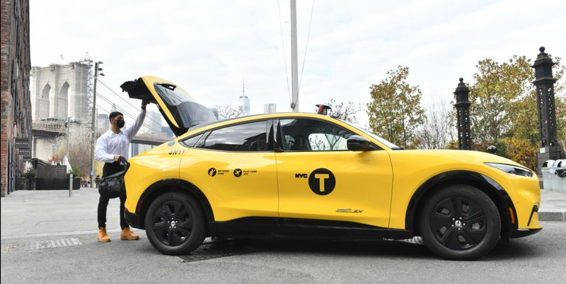 Ford Mustang Mach-E taxi