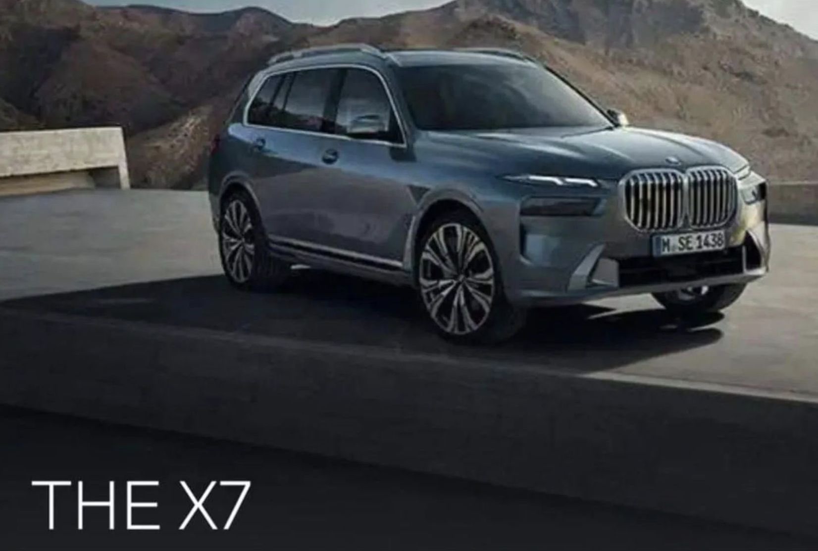 BMW X7 restyling