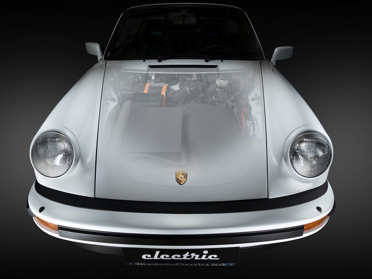 porsche 911 elettrica dettagli