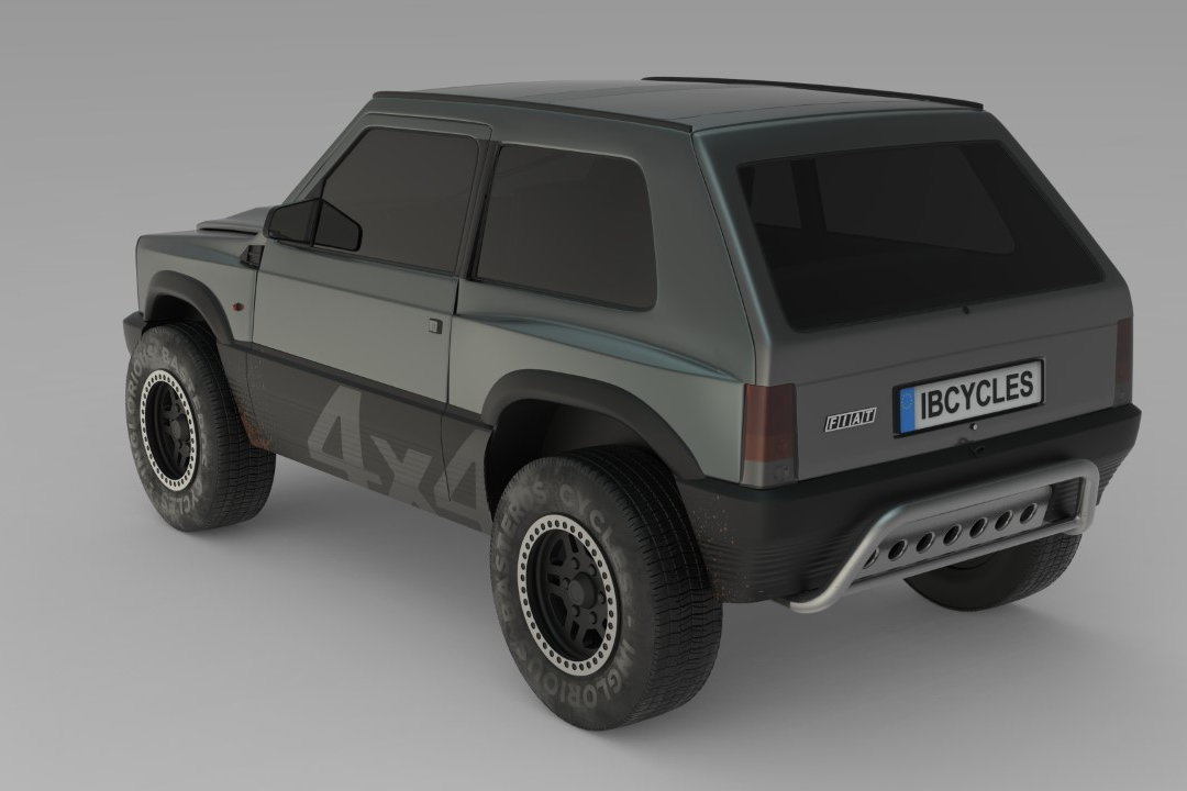 Fiat Panda 4x4 Restomod design