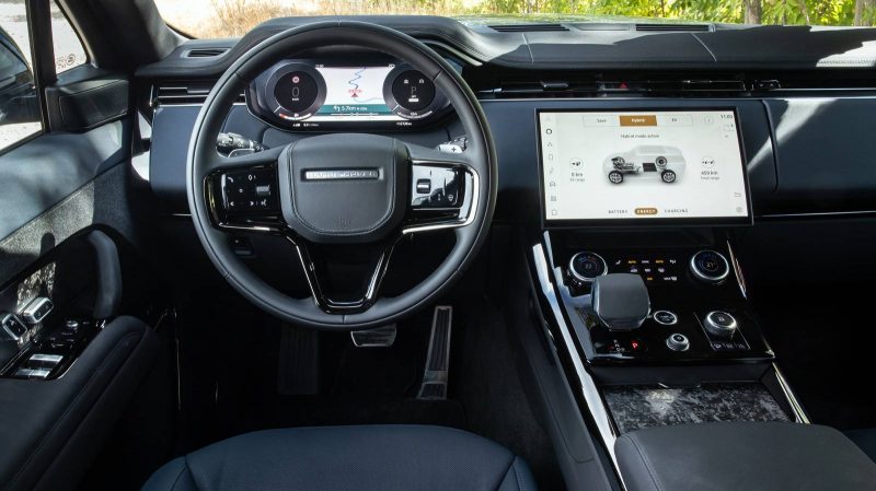 Range Rover Sport ibrida plug-in interni