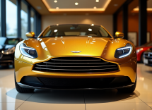 Aston Martin DB12 Goldfinger Edition in oro