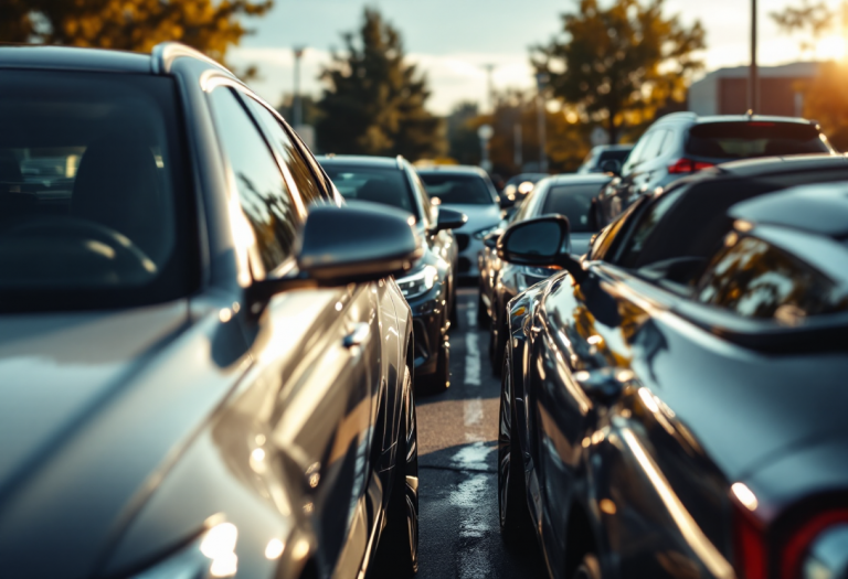 Grafico che mostra l'aumento dei prezzi delle auto nuove nel 2023