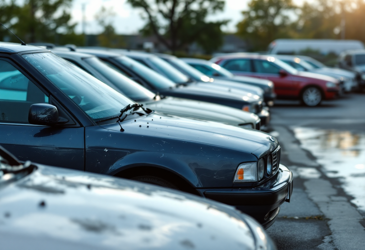 Auto usate danneggiate in vendita in Italia