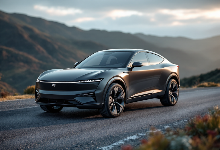 Immagine del nuovo SUV coupé elettrico BYD Sealion 7