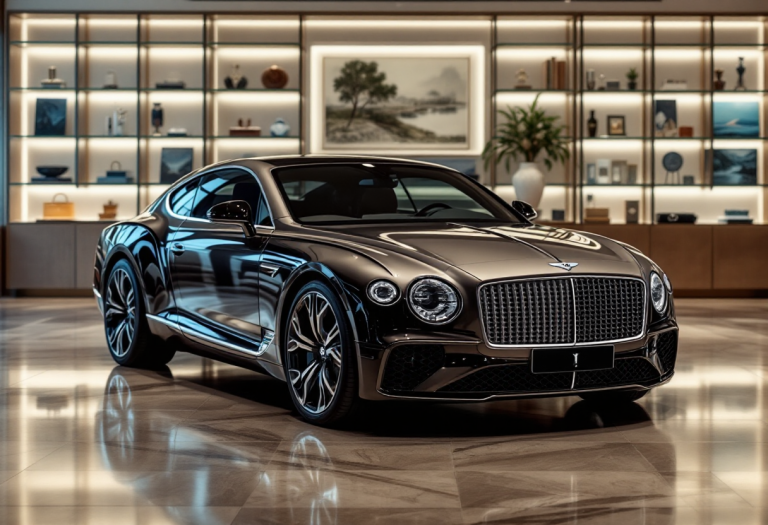Bentley Continental Flying Star in un elegante contesto