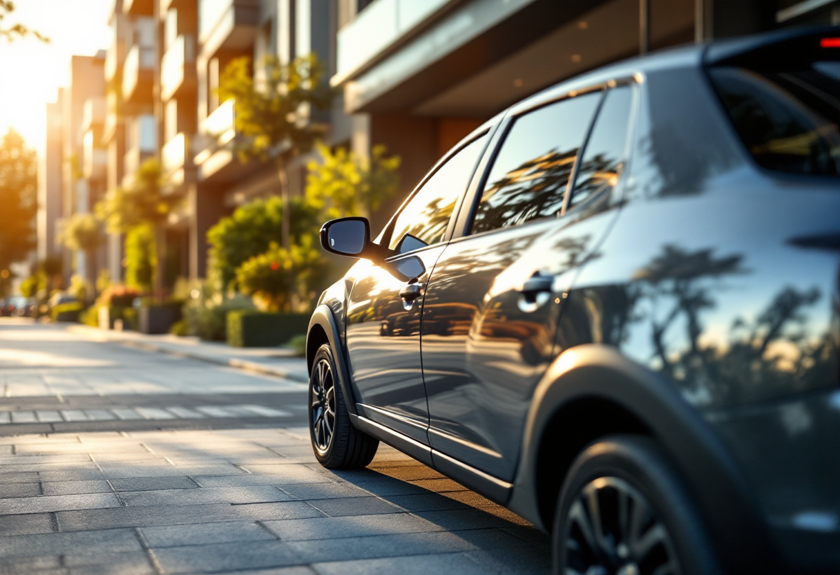 Dacia Sandero Streetway a GPL in un contesto urbano