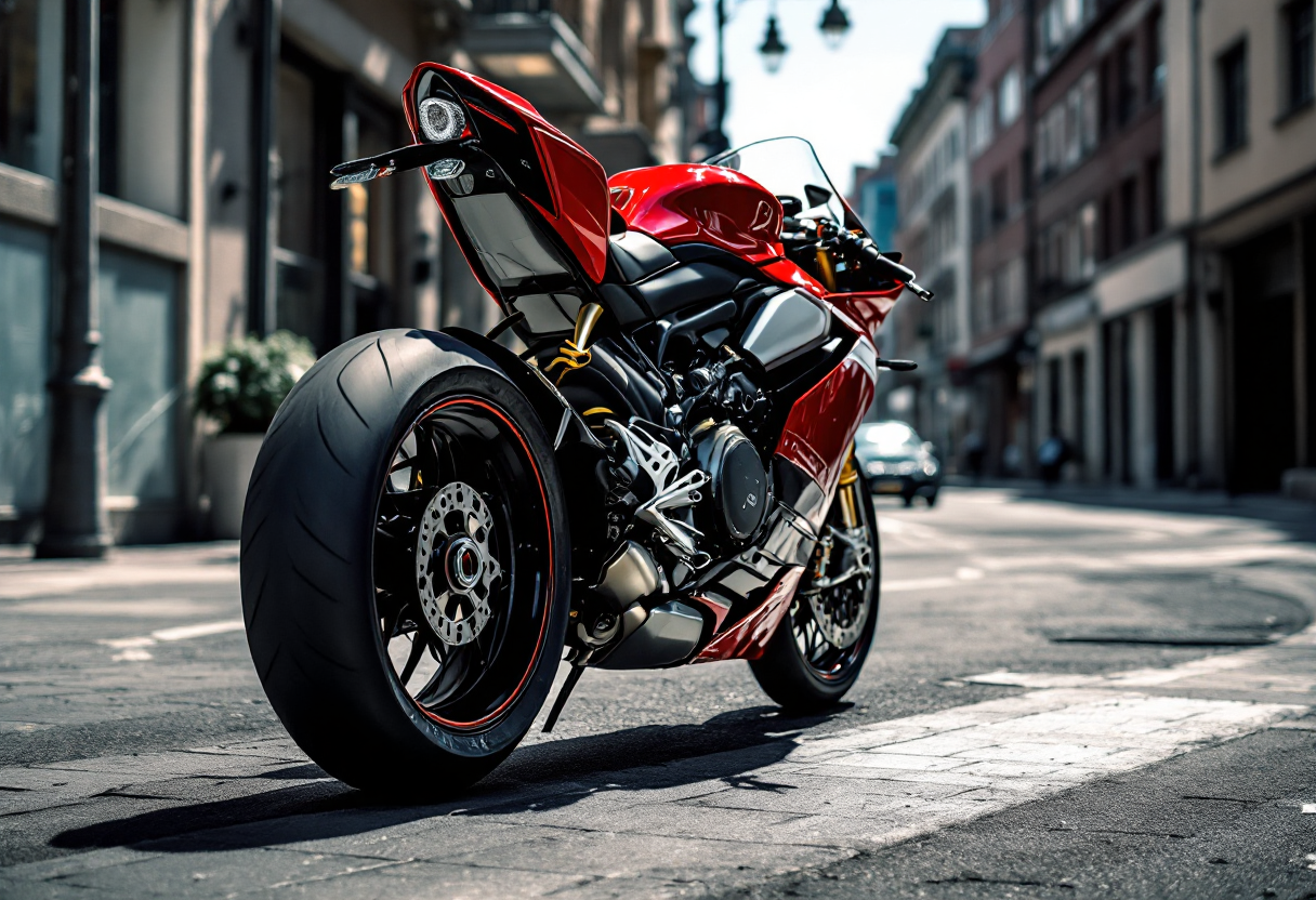 Ducati Panigale V4 R in esposizione