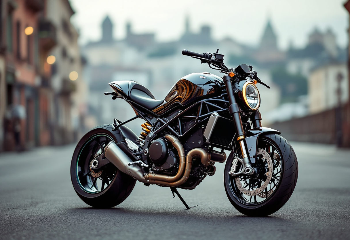 Ducati Streetfighter V4 S personalizzata in dettaglio