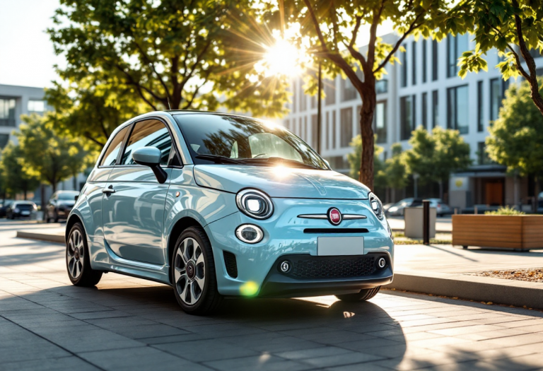 Fiat 500 elettrica con offerta Bonus Tricolore