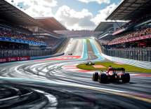 Immagine che celebra 74 anni di Formula 1