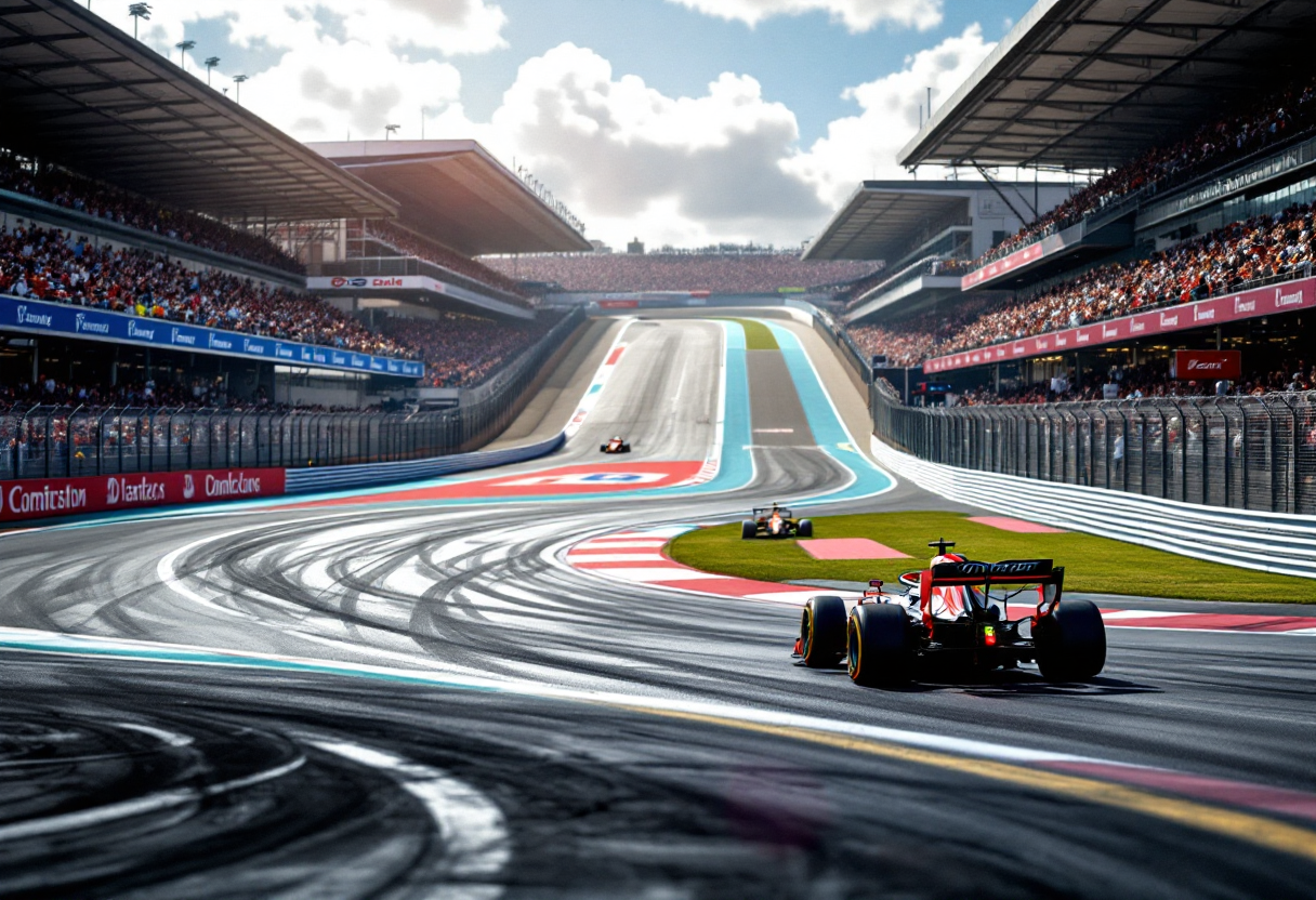 Immagine che celebra 74 anni di Formula 1