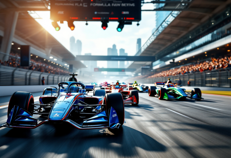 Monoposto Gen3 Evo della Formula E in azione a San Paolo