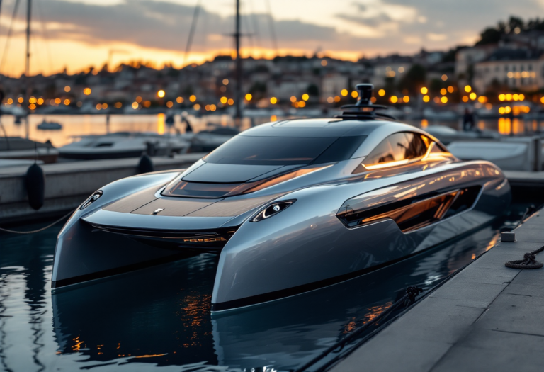 Frauscher x Porsche 850 Fantom in navigazione