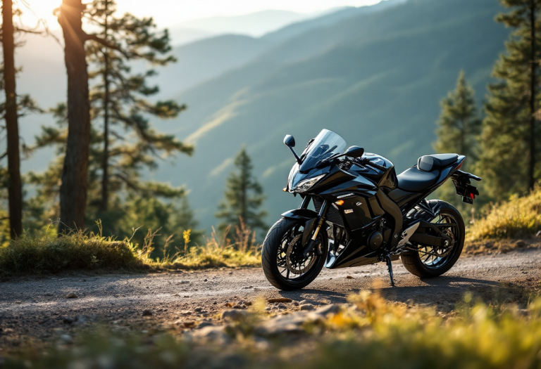 Kawasaki Ninja 1100SX SE in azione su strada