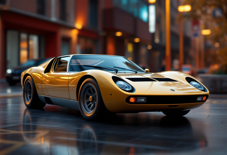 Liberty Walk presenta la Lamborghini Miura in un design audace