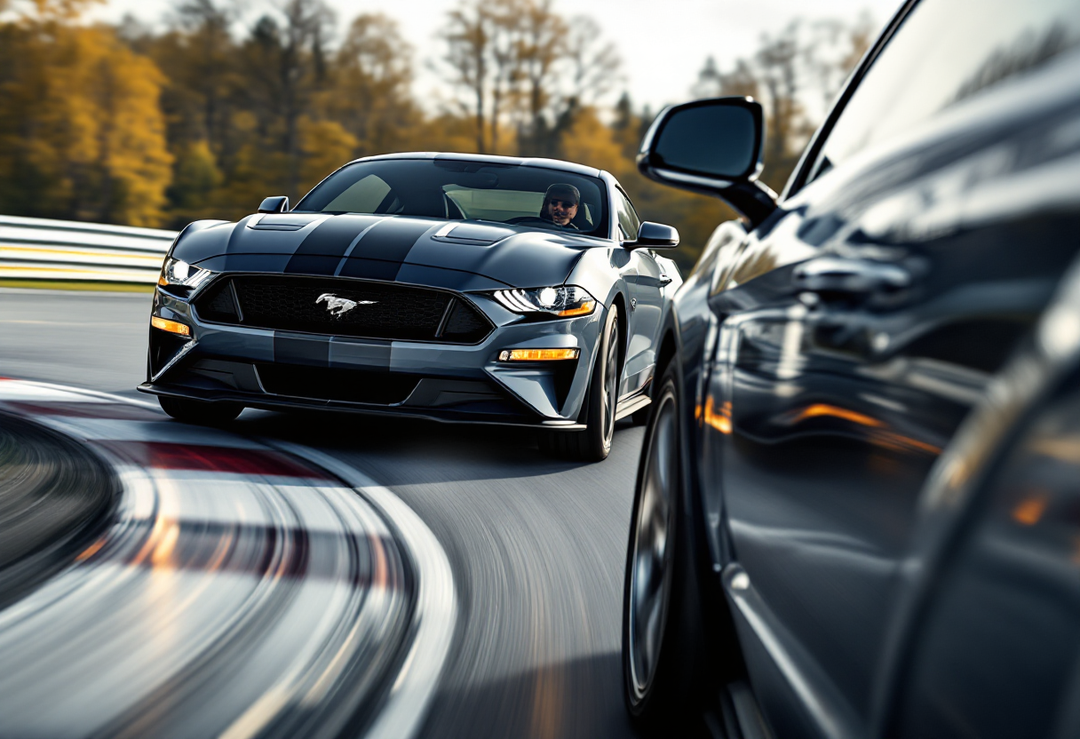 Mustang GTD 2025 in azione al Nürburgring
