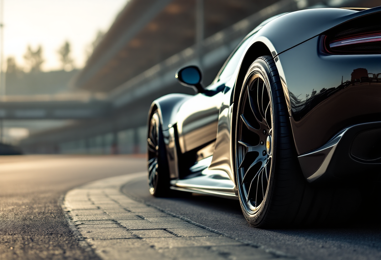 Porsche Carrera GT con pneumatici all'avanguardia