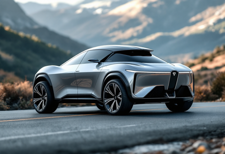Nuovo SUV elettrico di Mercedes-AMG con design innovativo