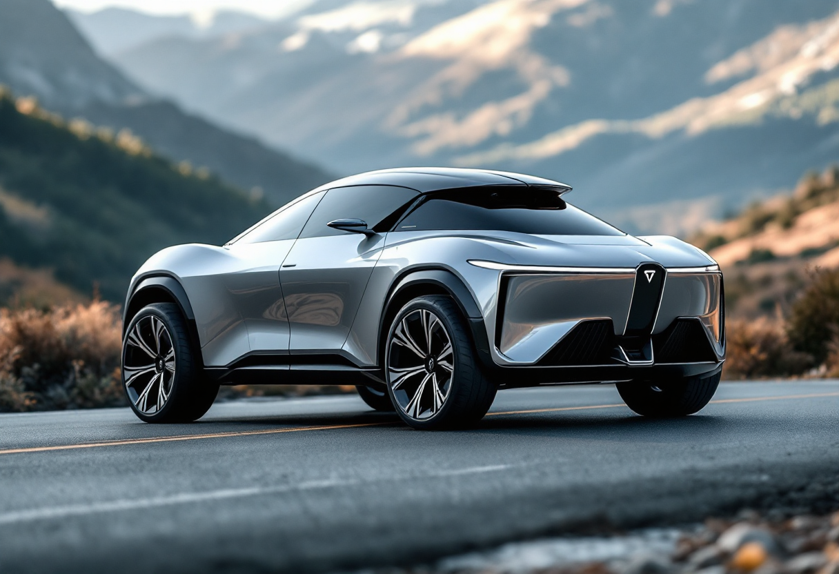Nuovo SUV elettrico di Mercedes-AMG con design innovativo
