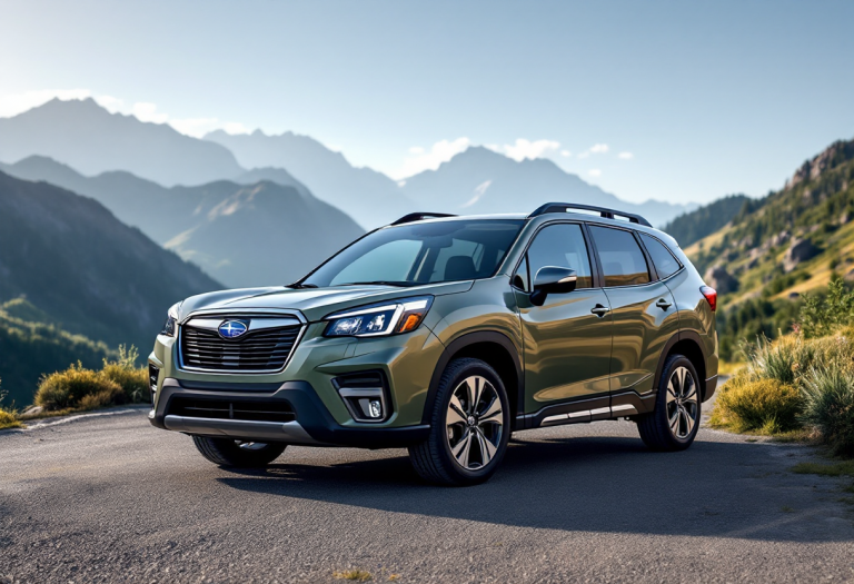 Nuova Subaru Forester 2025 con design moderno e sicuro
