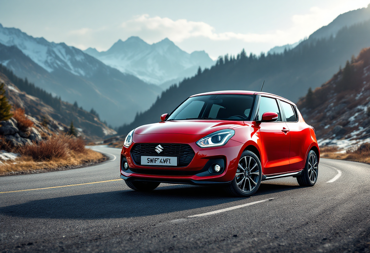 Suzuki Swift 1.2 Hybrid 4WD All Grip in movimento