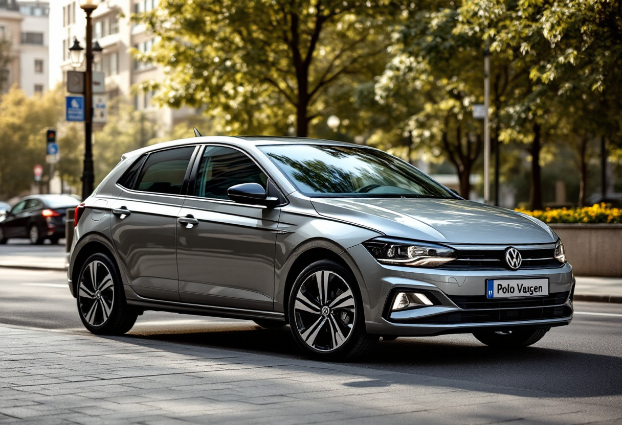 Volkswagen Polo Edition Plus in un contesto urbano
