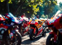 Otto moto della squadra Boscoscuro pronte per il Mondiale Moto2 2025